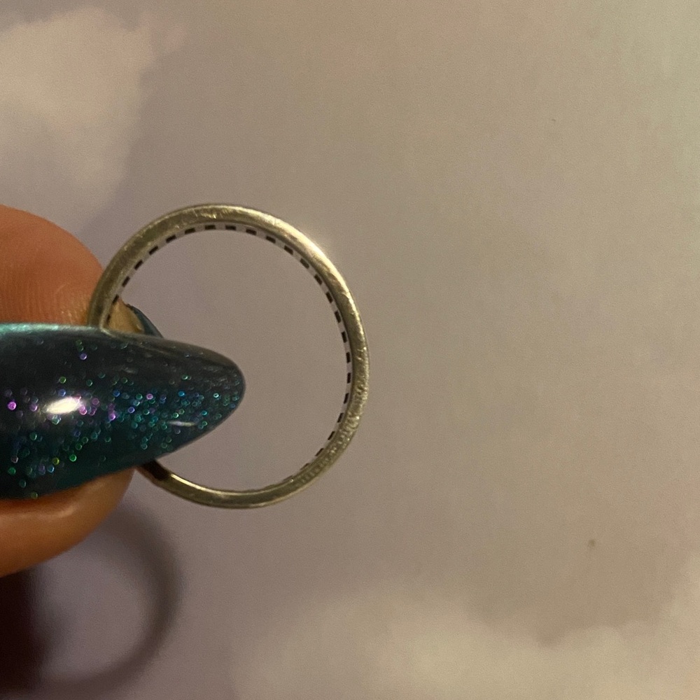 Source Unknown Silver Ring engagement ring.